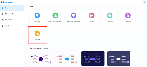 Choose to Make a Fishbone Diagram MindOnMap