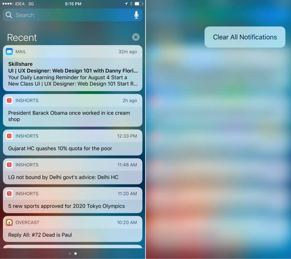 How to Clear All Notifications on iPhone With/Without 3D Touch