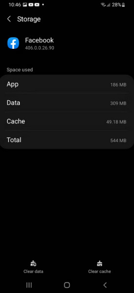 Facebook Cache On Android