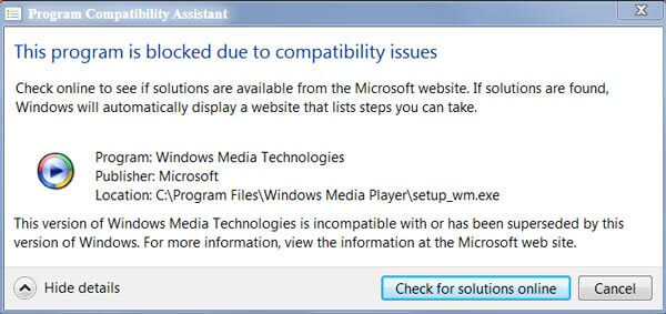 windows media player not working after update