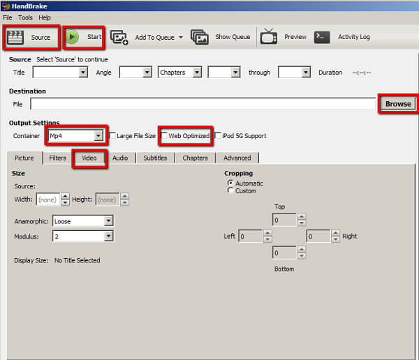 Compress video handbrake