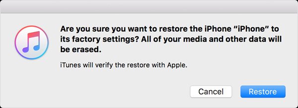 Restore iPhone