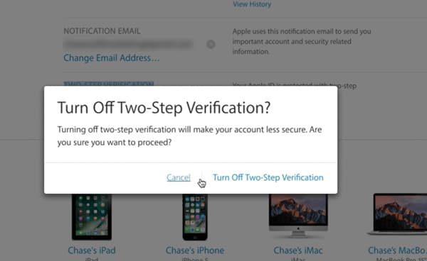 How To Turn Off And Remove Two Step Verification On Apple Devices 