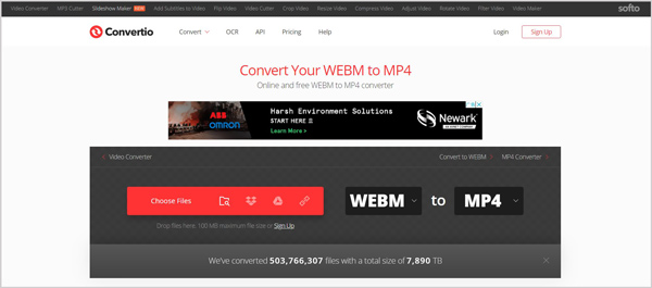 Convert WebM to MP4 Free Online
