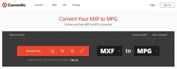 free mxf to mp4 converter online