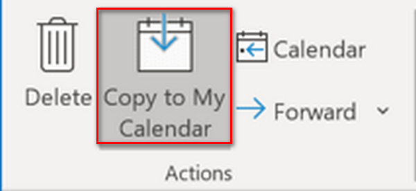 Copy To Calendar