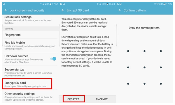 Decrypt SD Card