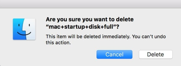 Delete Document on Mac