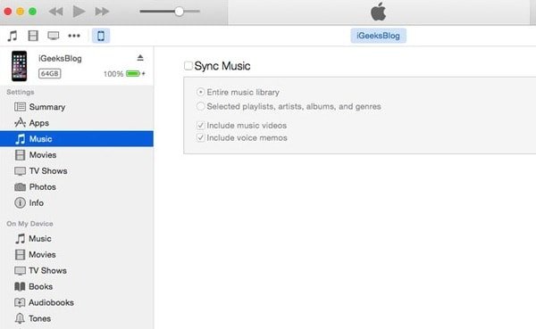 Delete duplicate songs on iPhone