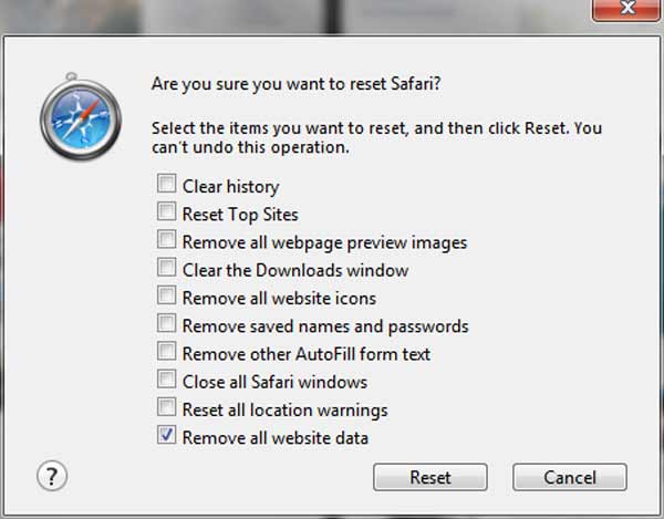 Delete History Safari