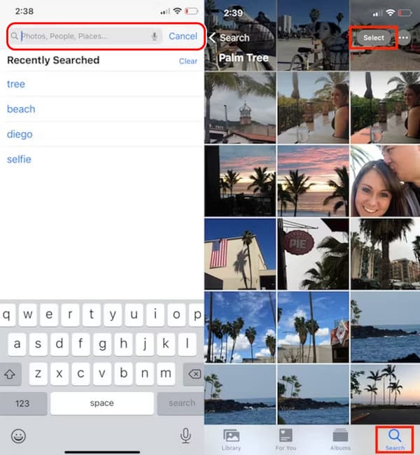 Delete Iphone Photos By Searching Tool