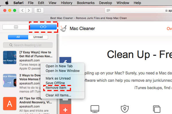 safari cleaner mac