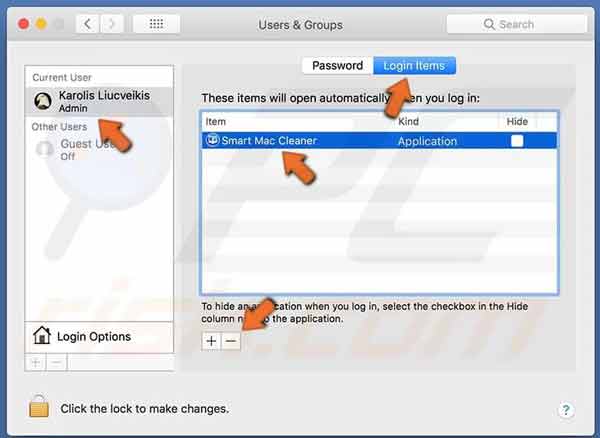 Delete Smart Mac Cleaner Login