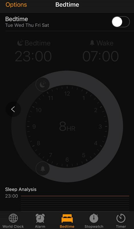 Disable Bedtime Feature