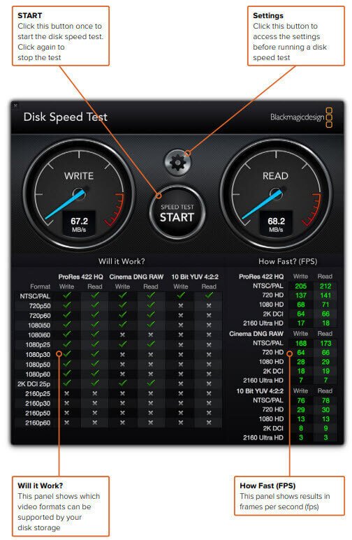 blackmagic disk speed test for windows 10 os download cost