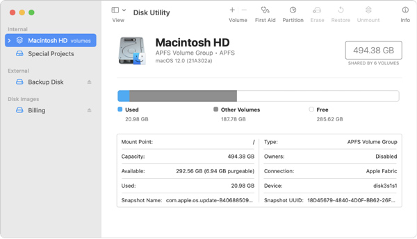 Disk Utility Mac