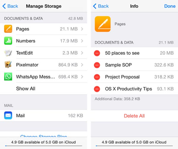 5 Ways to Delete Data from iCloud to Free up Storage (iOS