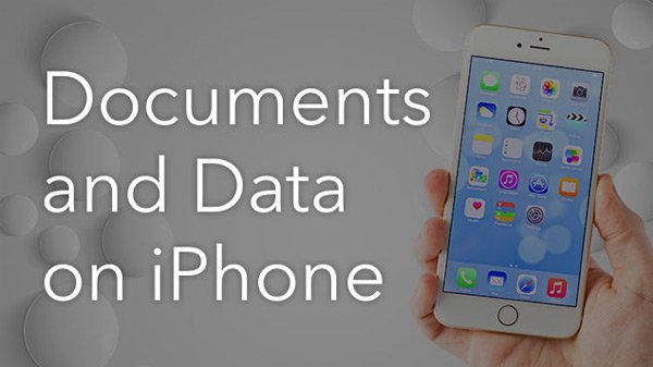 Documents and Data on iPhone