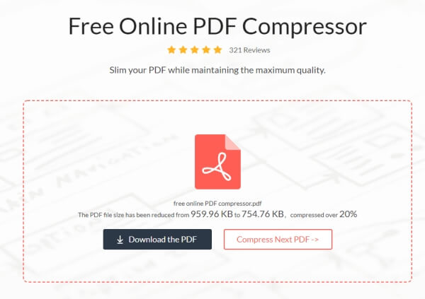 pdf size reducer online in kb