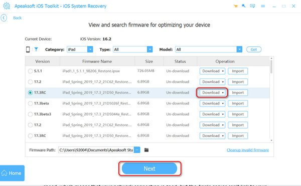 Download Firmware To Fix