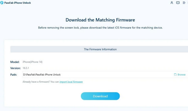 Download Matching Firmware