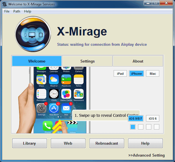 x mirage ios 9