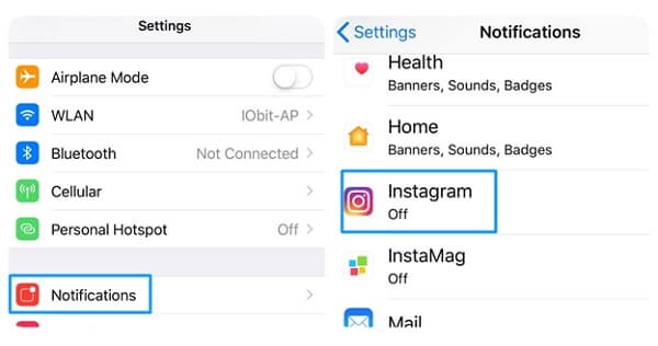 Enable Instagram Notification