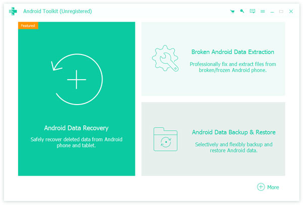 进入残破的Android数据提取模式