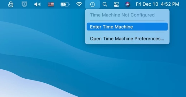 Enter Time Machine Mac