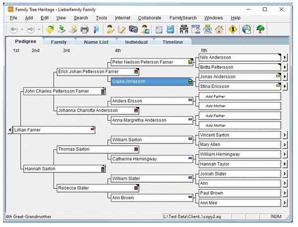 Family Tree Heritage Gold