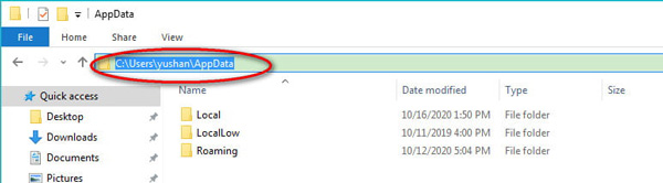 Appdata Folder File Is Missing Or Deleted Restore It Now