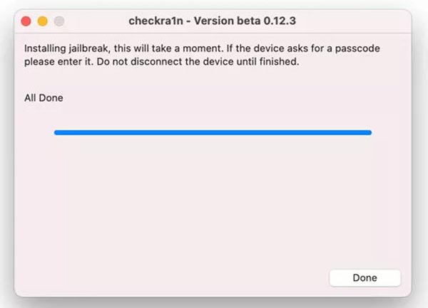 Finish Jailbreak Mac