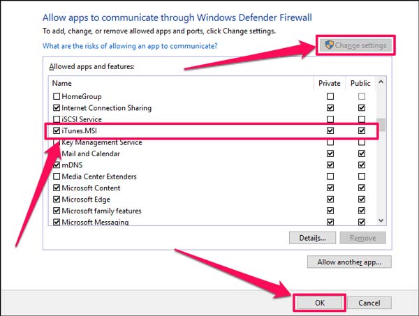 Firewall Setting