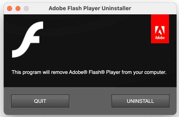 uninstall flash player for mac