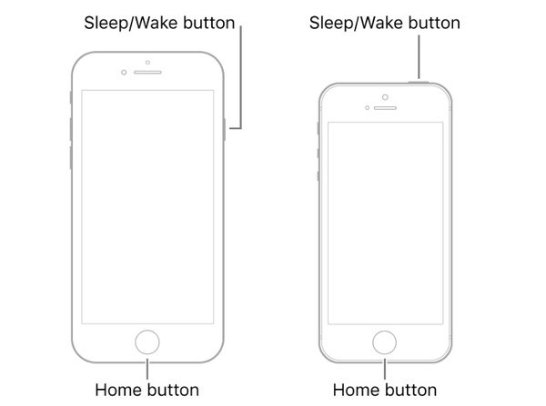 Force restart iPhone 6S