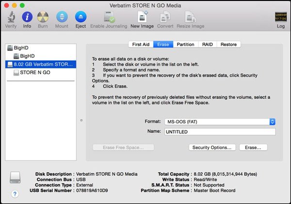 Format Flash Drive On Mac