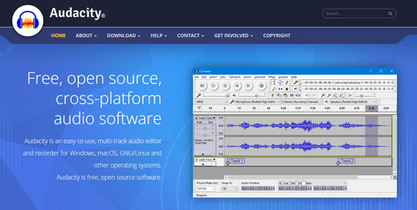 Free Open Source Audio Editor Audacity