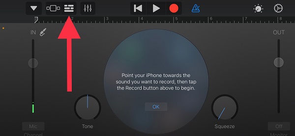 Garageband Broken Lines