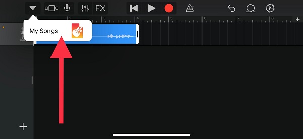 Garageband My Songs