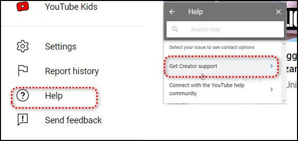 Get Youtube Creator Support