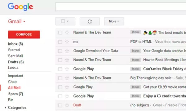 Ecco come trovo le email archiviate in Gmail nel 2024