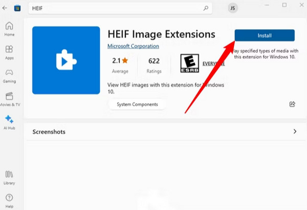 Heif Image Extensions Install