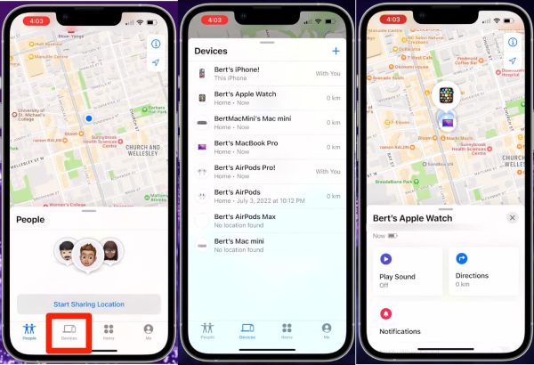 How to Find Apple Watch from iPhone