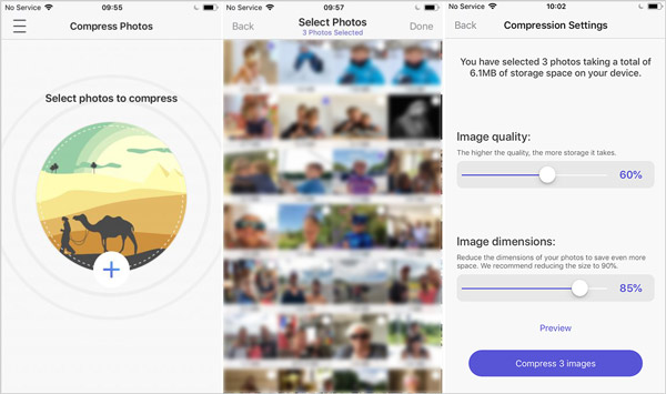 iphone reduce picture file size
