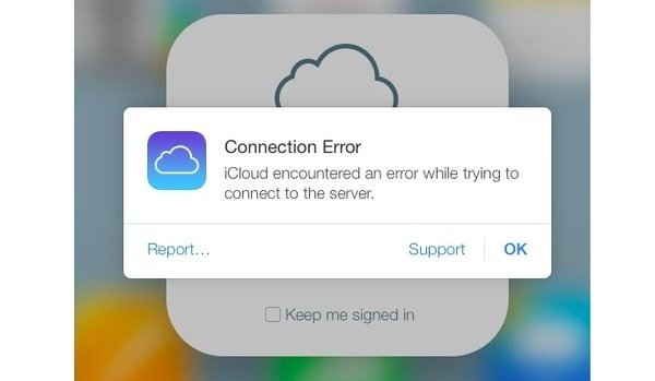 iCloud错误