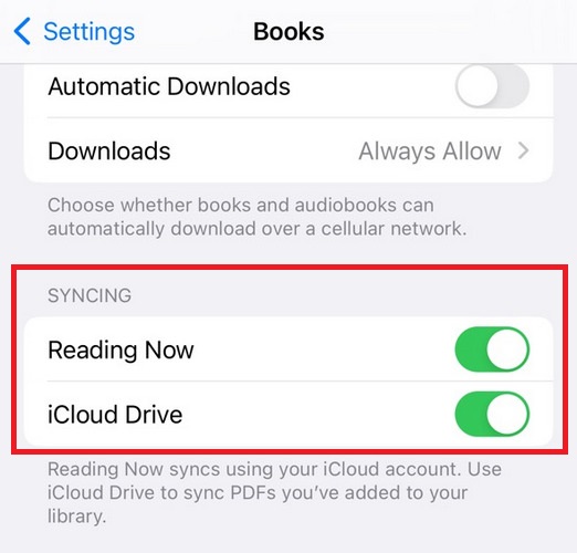 iCloud Drive Transfer iBooks