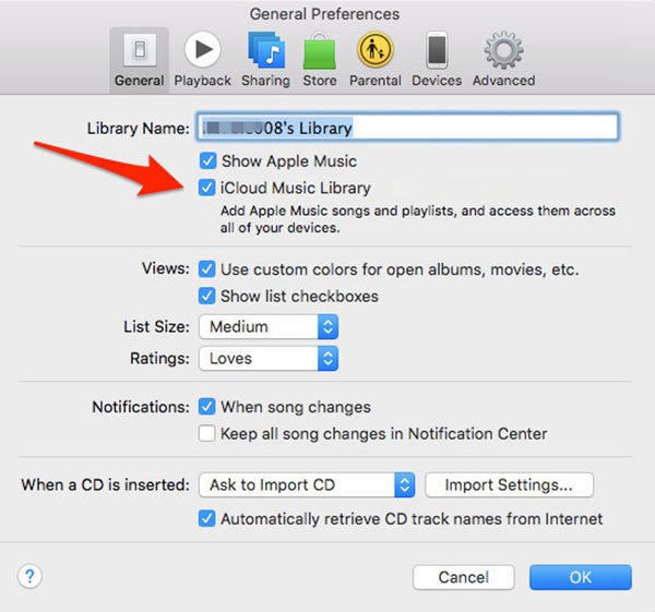 iCloud Music Library