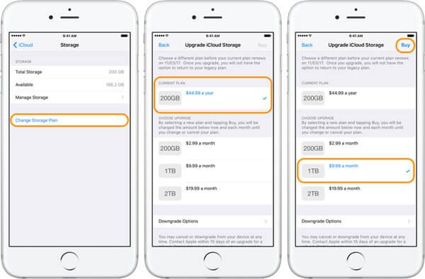 icloud storage plans