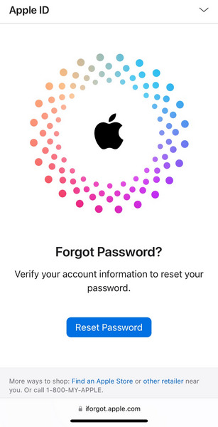 Iforgot Apple Com