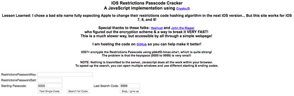 Unlock iPhone and Reset Restrictions Passcode
